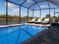 Stunning BRAND NEW 3 bed home fabulous pool overlooking river Accommodation Massachusetts
