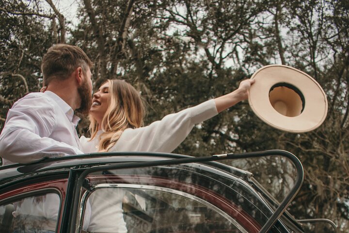 Private Historic Savannah Tour in a Vintage Citron